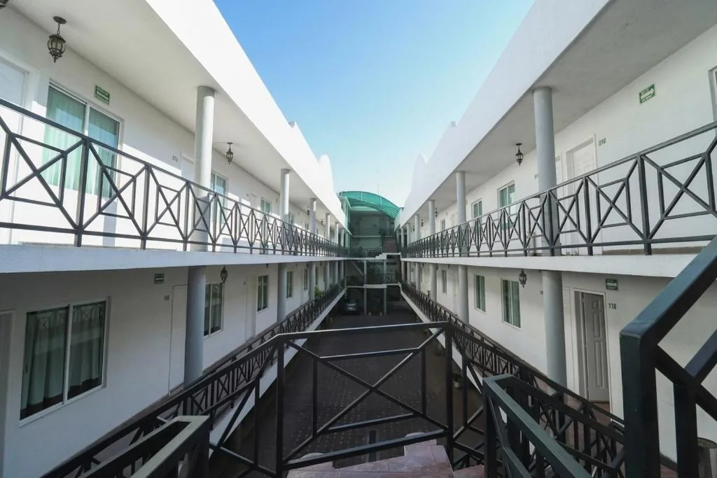 Open-air corridors at Hotel Real Santa Rosa